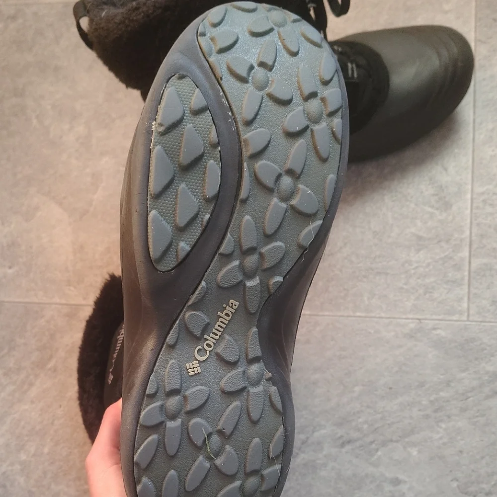 Columbia Women's Black Fur-Lined Winter Boots